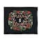 Stupell Industries Merry & Bright Poinsettia Wreath Framed Floater Canvas Wall Art